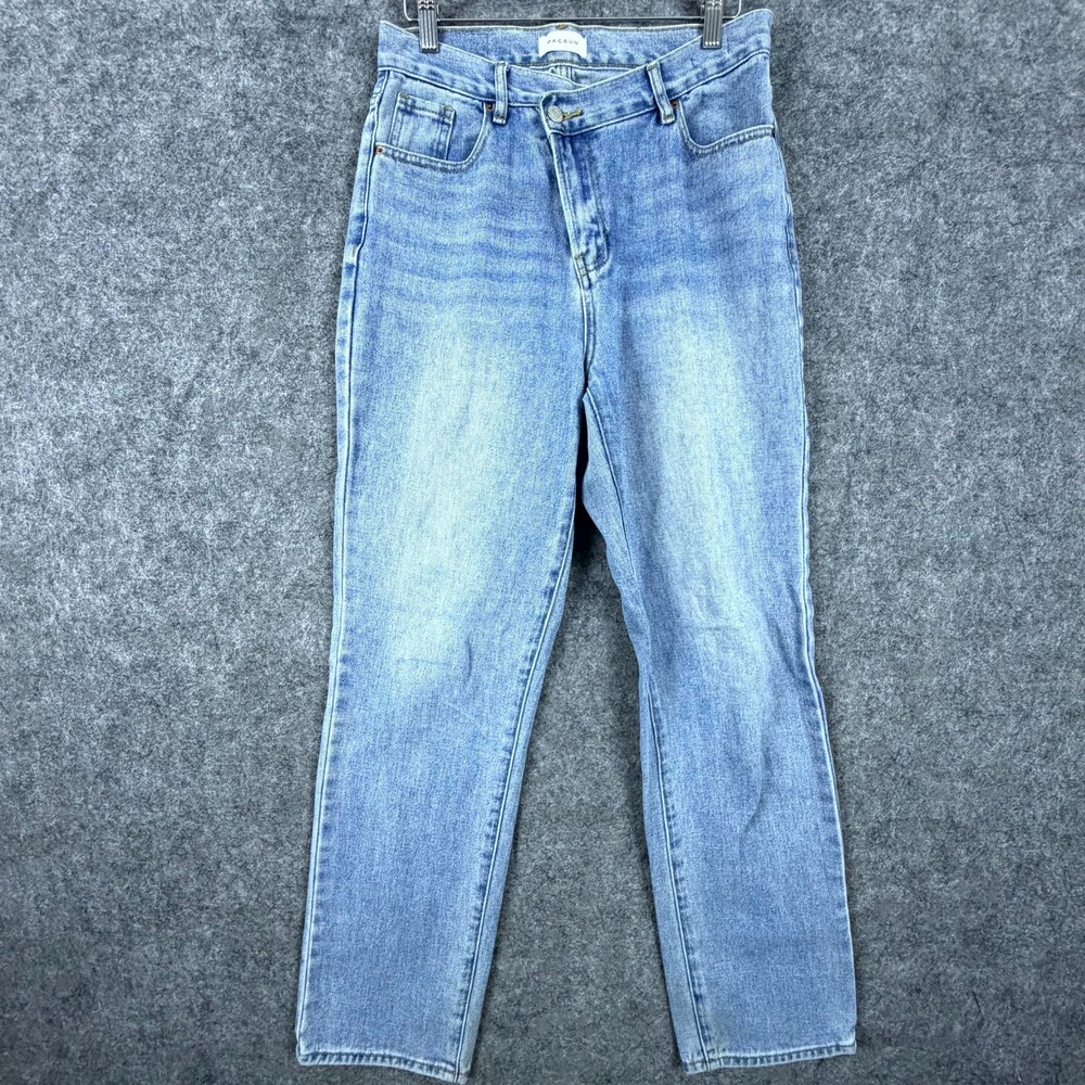 PacSun Dad Jeans Womens 28 Blue Denim High Rise Straight Leg Baggy Streetwear